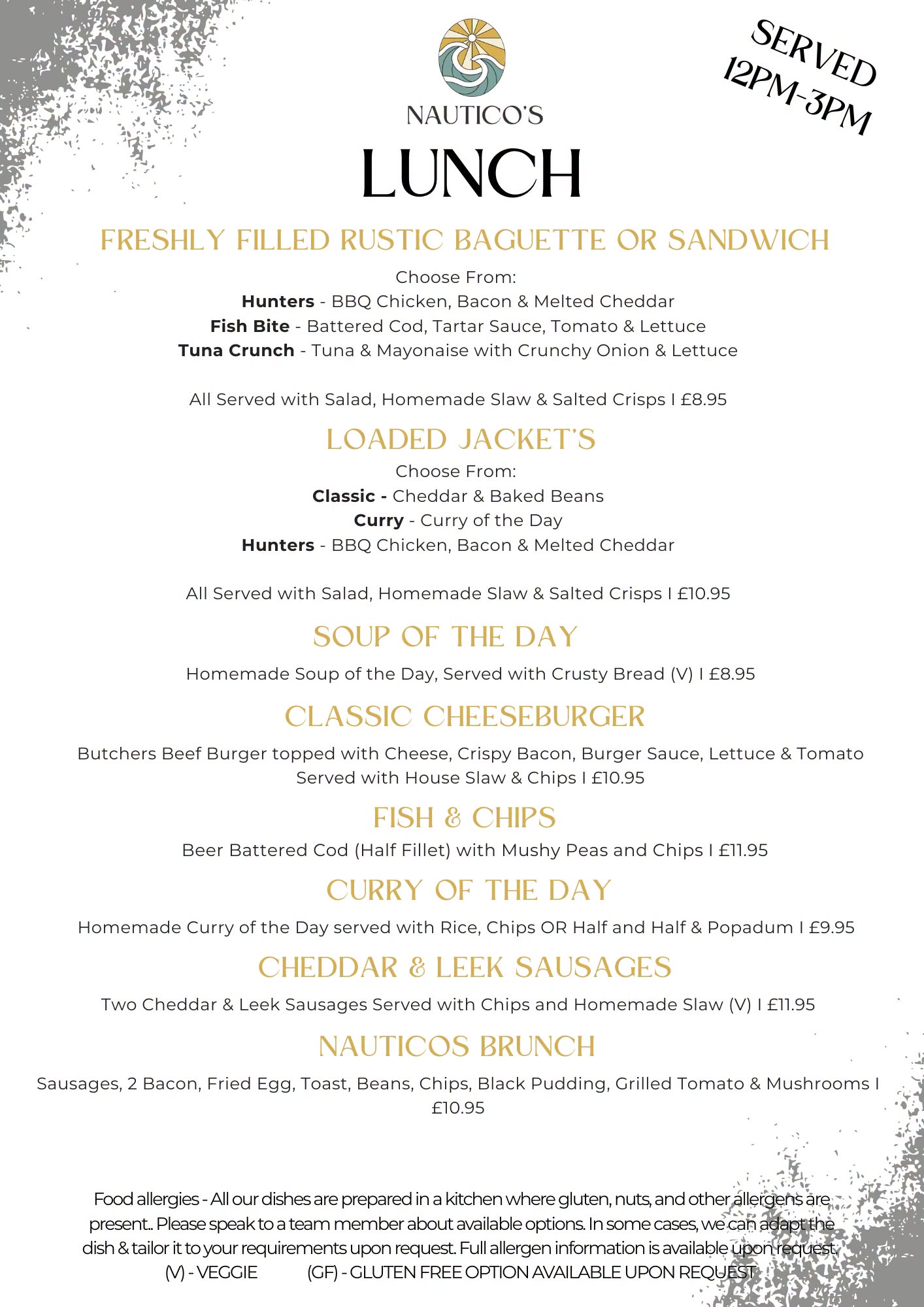 Lunch Menu